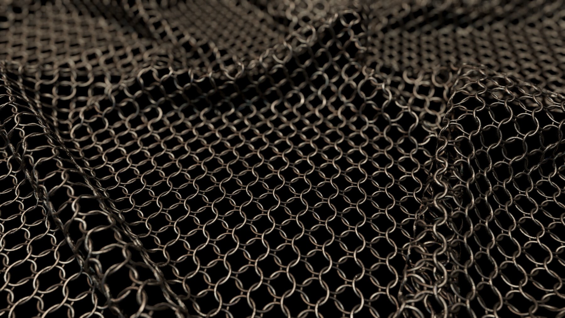 Smart chain mail material