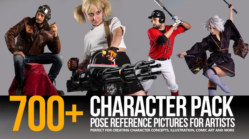 700+ Character Pose Reference Pictures – S3ART Store