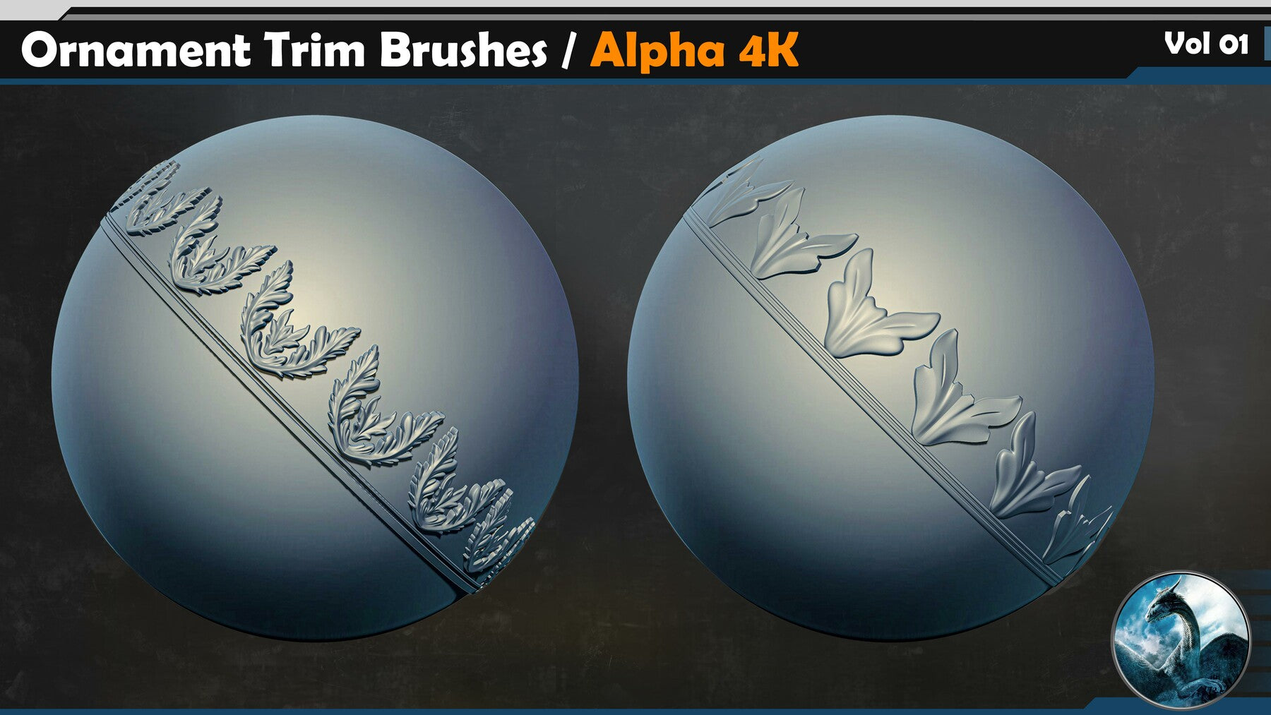 Ornament Trim Brushes Vol 01