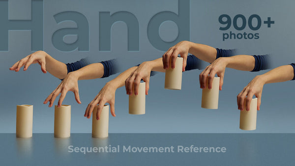 900+ Reference Photos - Female Hand in Motion ( Sequential Movement )