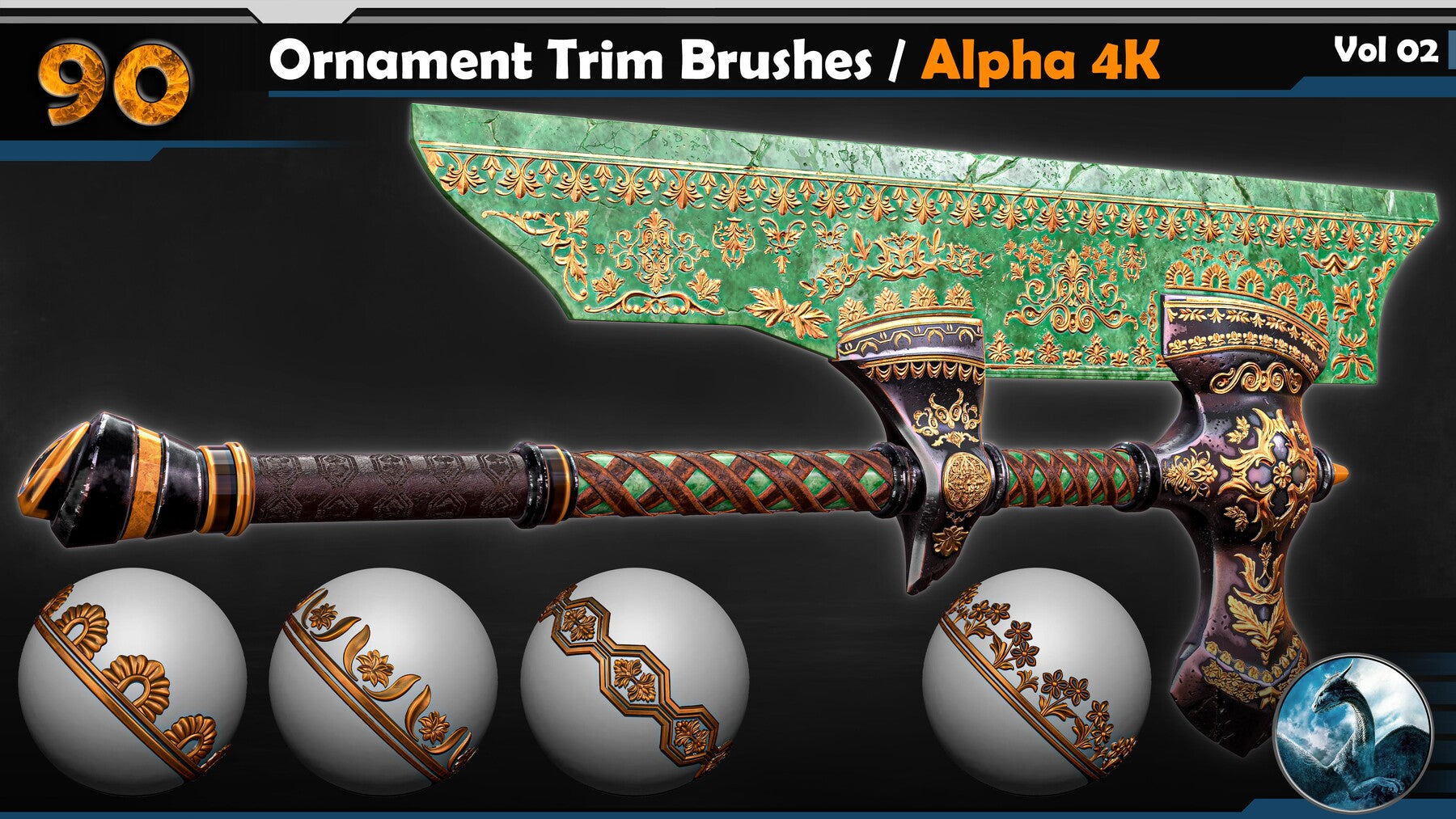 Ornament Trim Brushes Vol 02