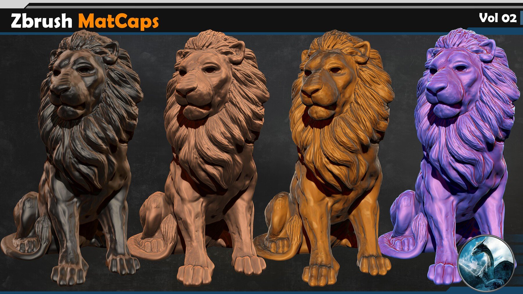 Zbrush MatCaps Vol 02