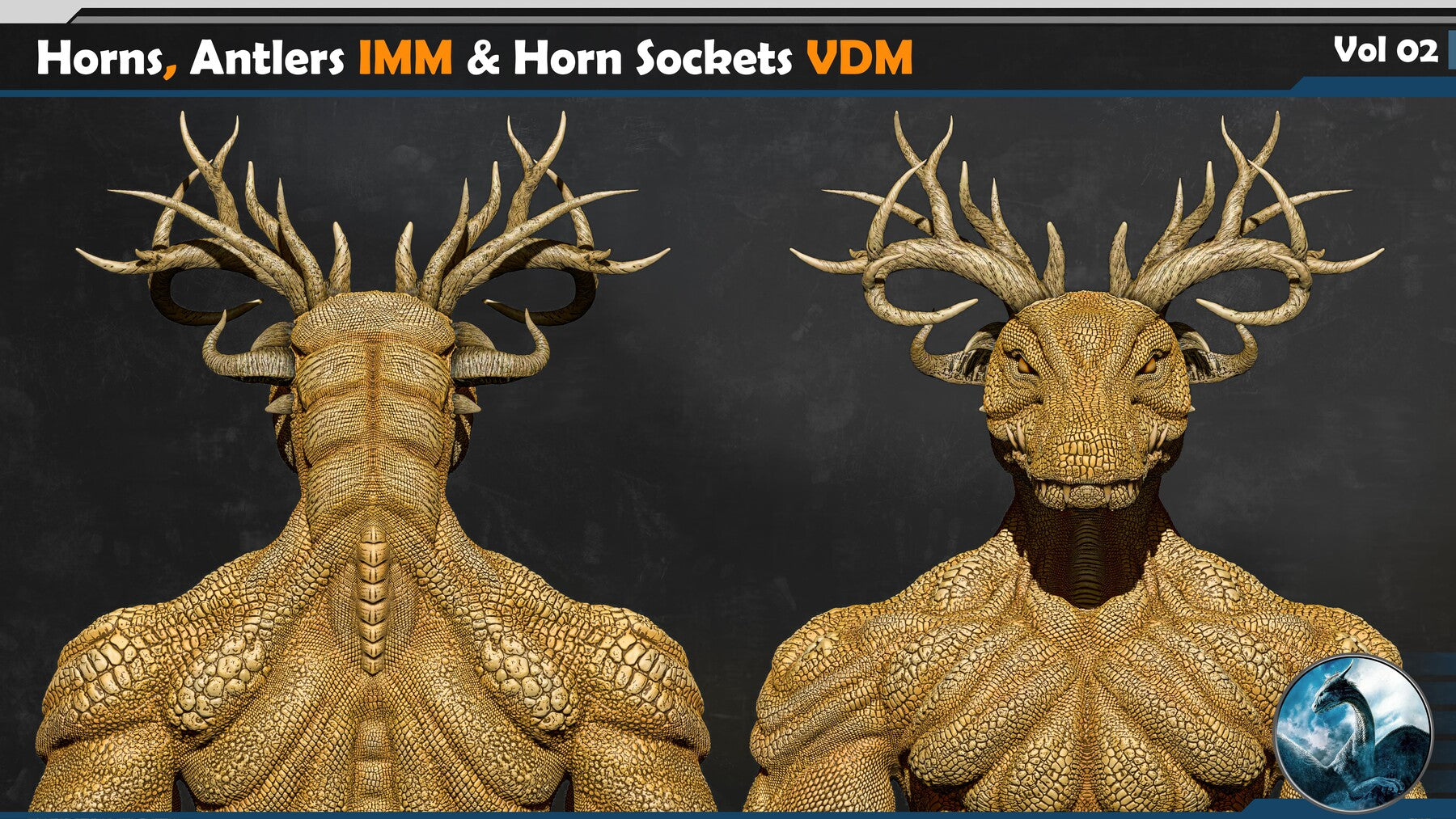 Horns and Antlers IMM & Horn Sockets VDM Vol 02