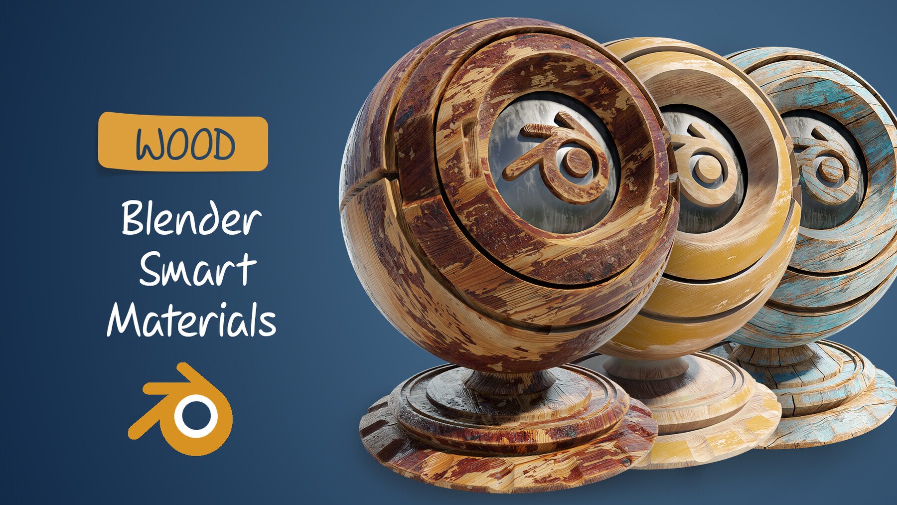 Blender Smart Material Wood