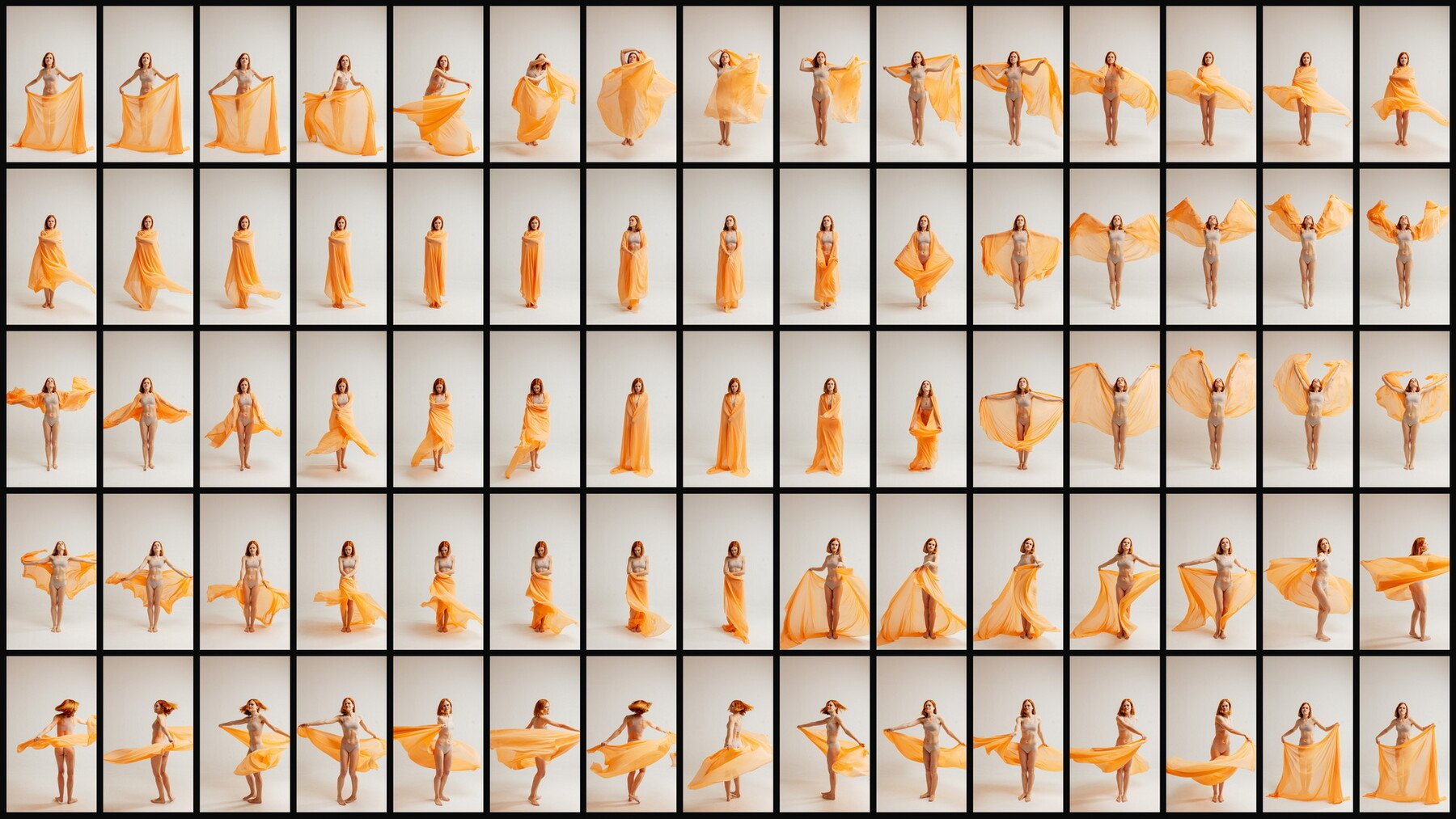 170 Reference Photos - Fabric In Motion ( Sequential Movement )