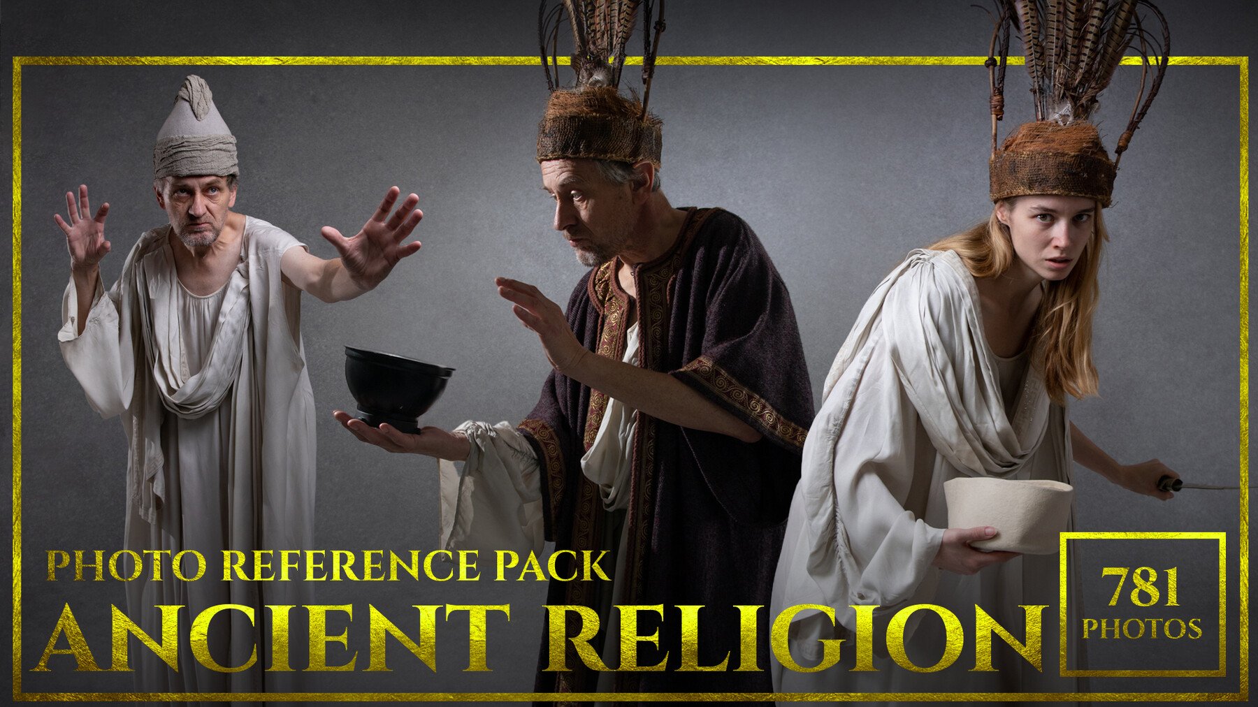 Ancient Religion - Reference Photo Pack For Artists 781 JPEGs