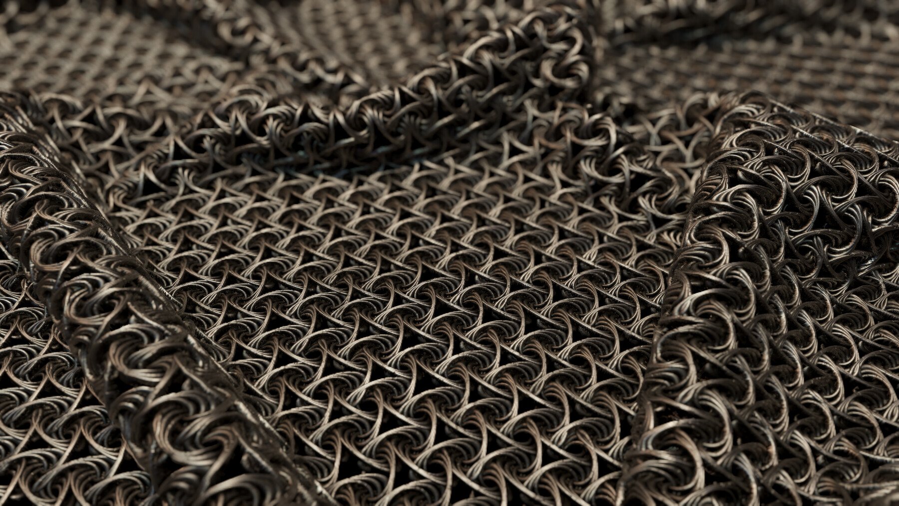 Smart chain mail material