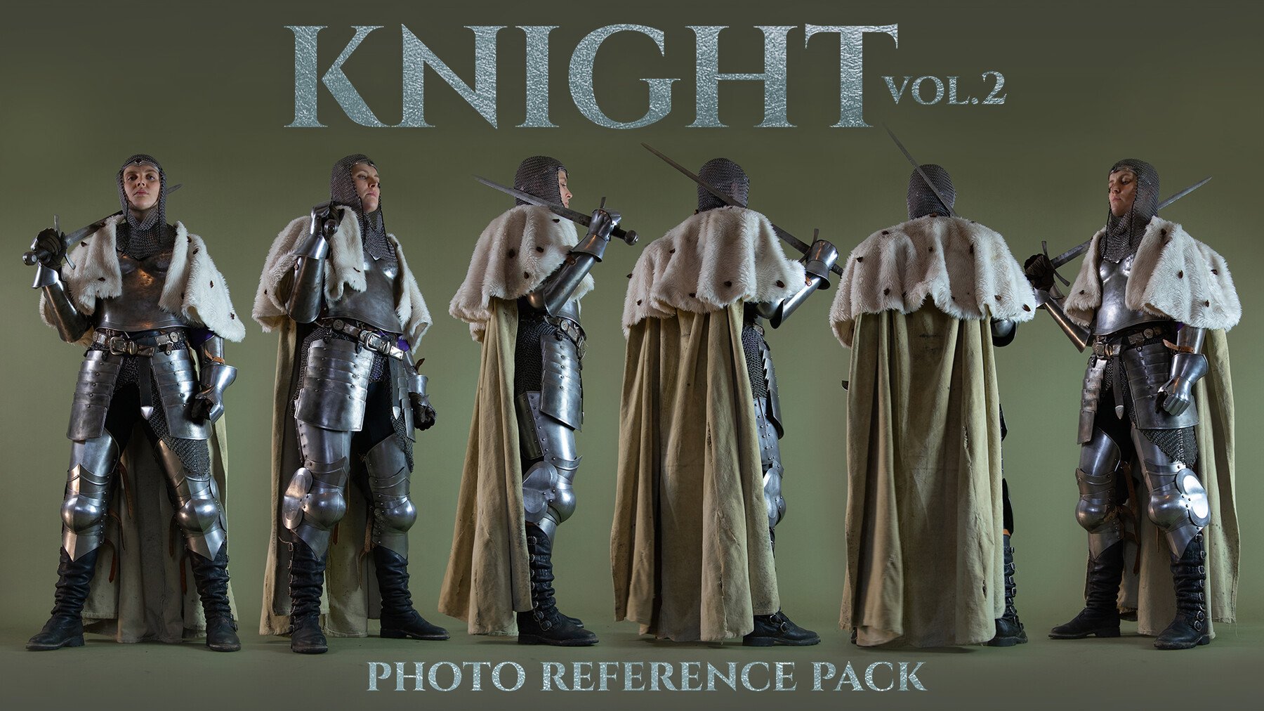 Knight vol. 2 - Photo Reference Pack 370+ JPEGs