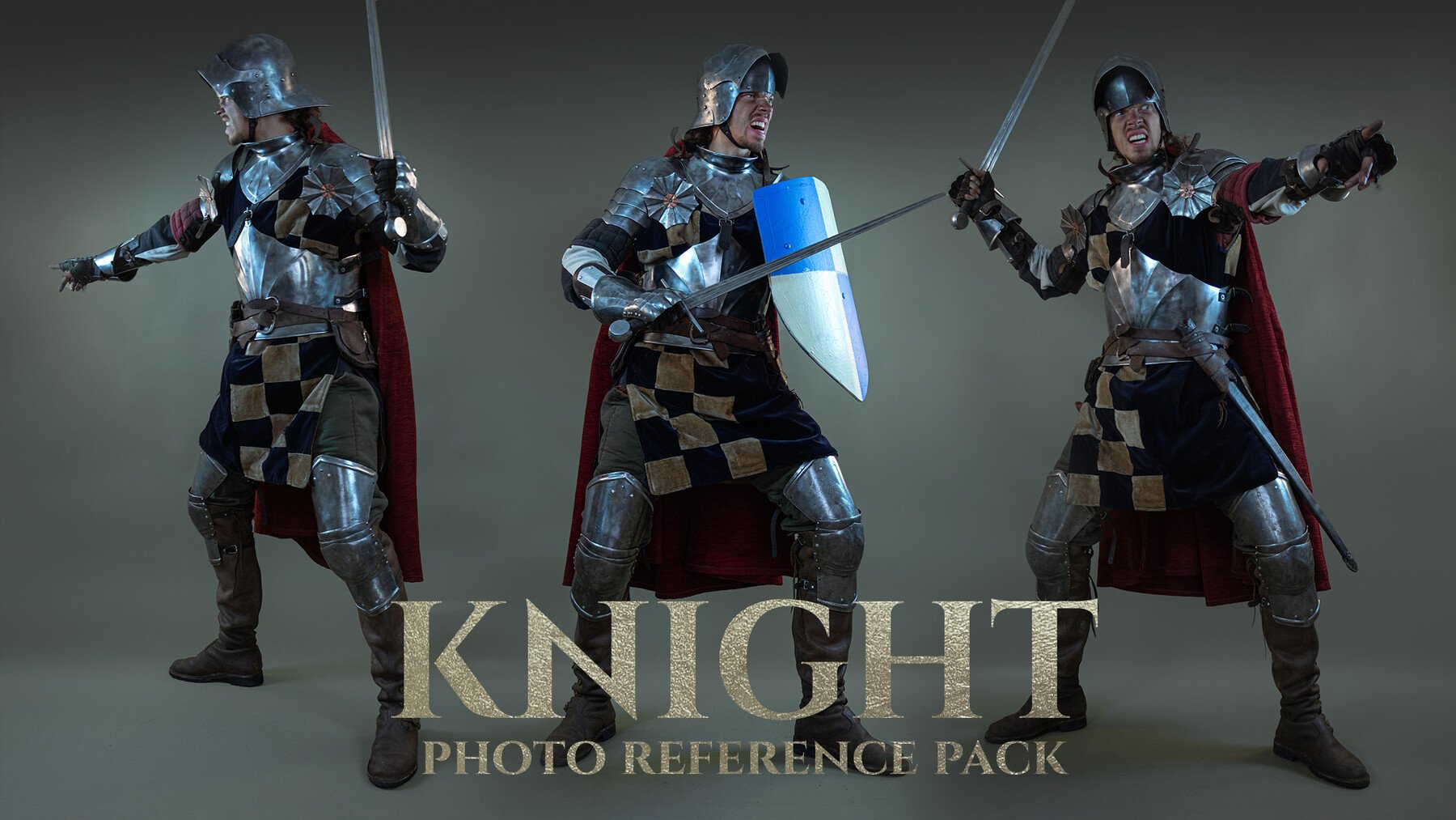 Knight Vol.1 - Photo Reference Pack for artists 320+ JPEGs