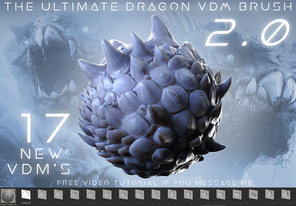 The Ultimate Dragon Scale VDM Brush Pack 2