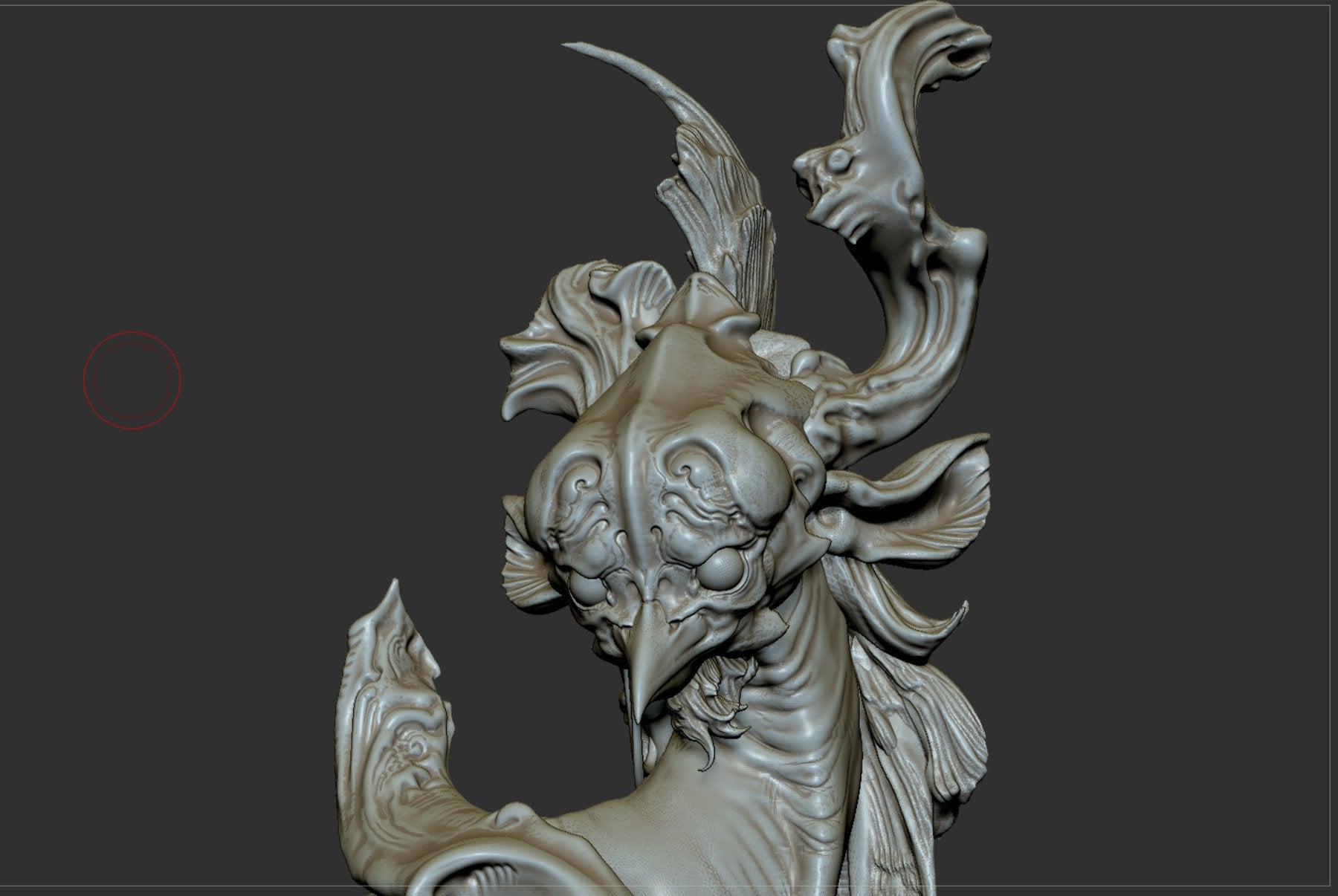 ZBrush marble cavity material