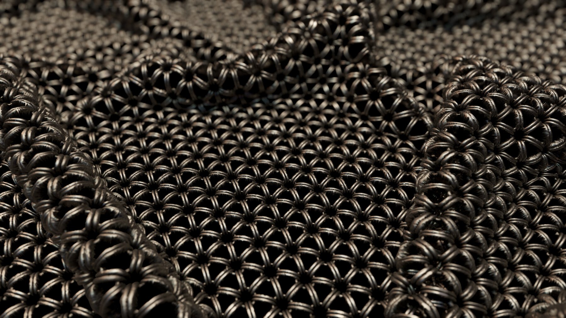 Smart chain mail material