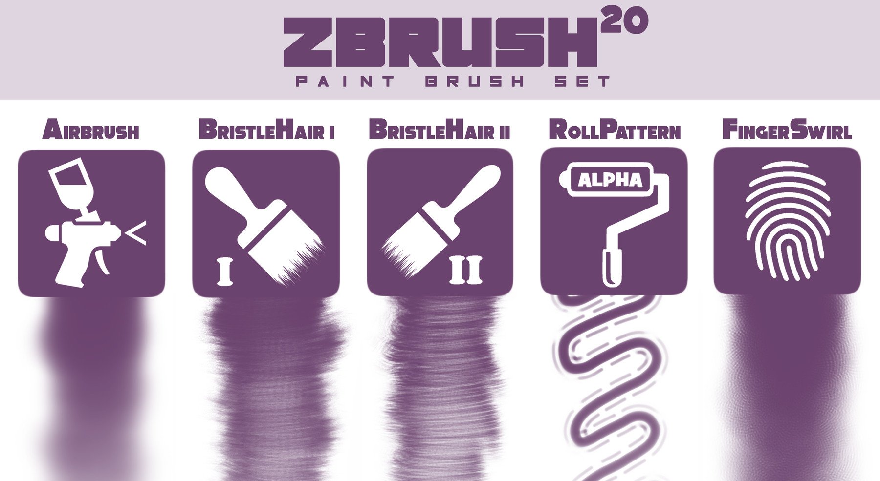 ZBrush Polypaint Brushes