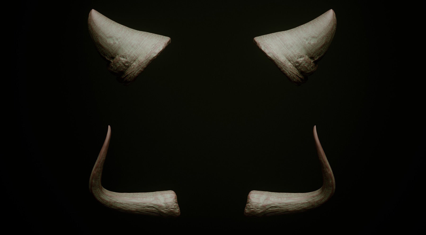 HORNS - 60 Horns, Antlers, Frills & Horn Sockets IMM + VDM