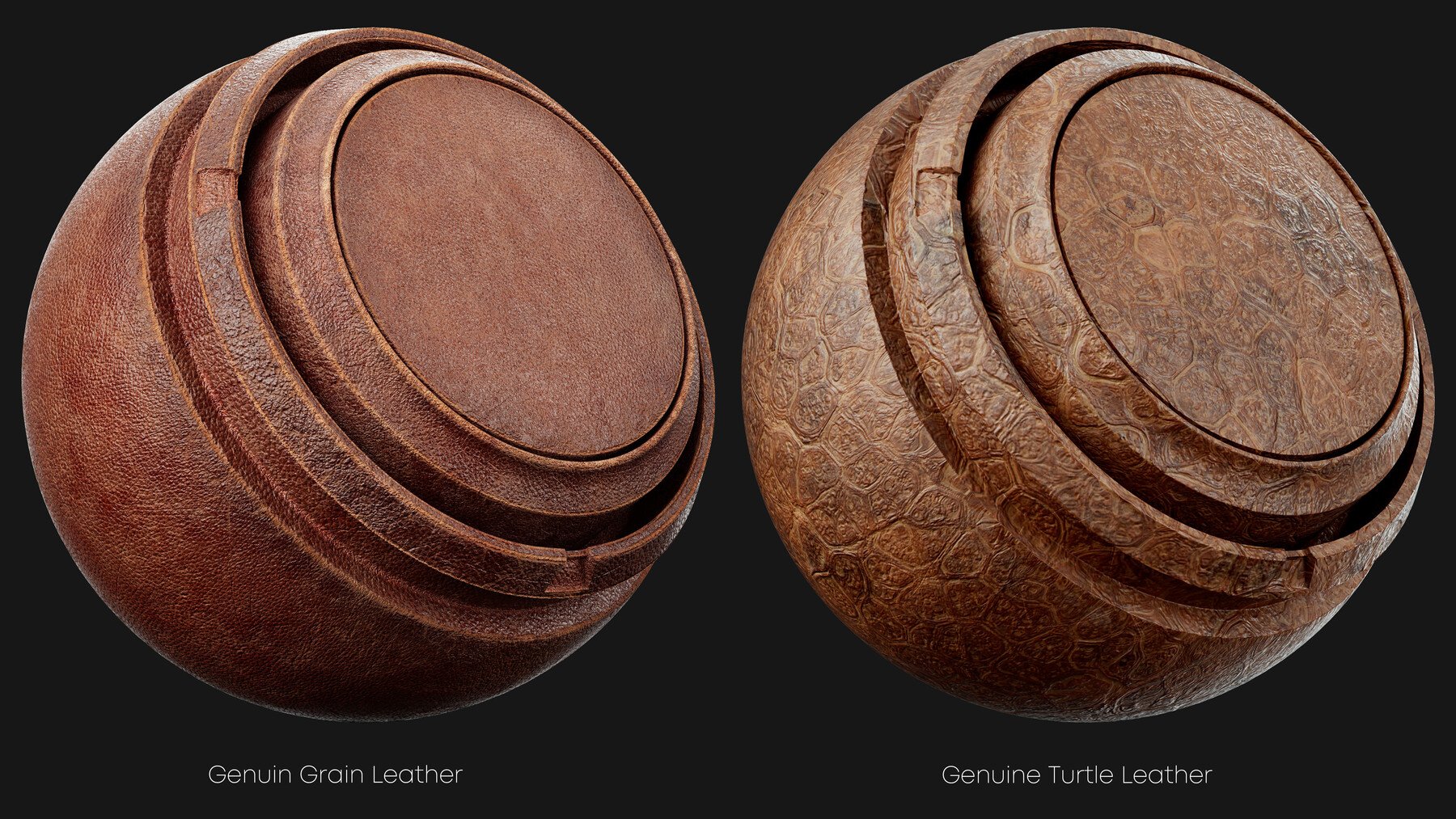 Leather Smart Materials for Substance painter