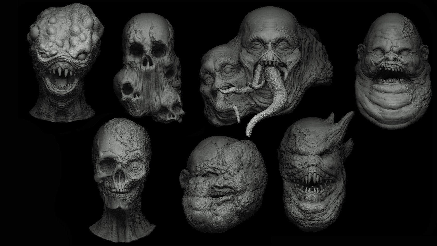 80 Undead Creature IMM Brush mega Pack