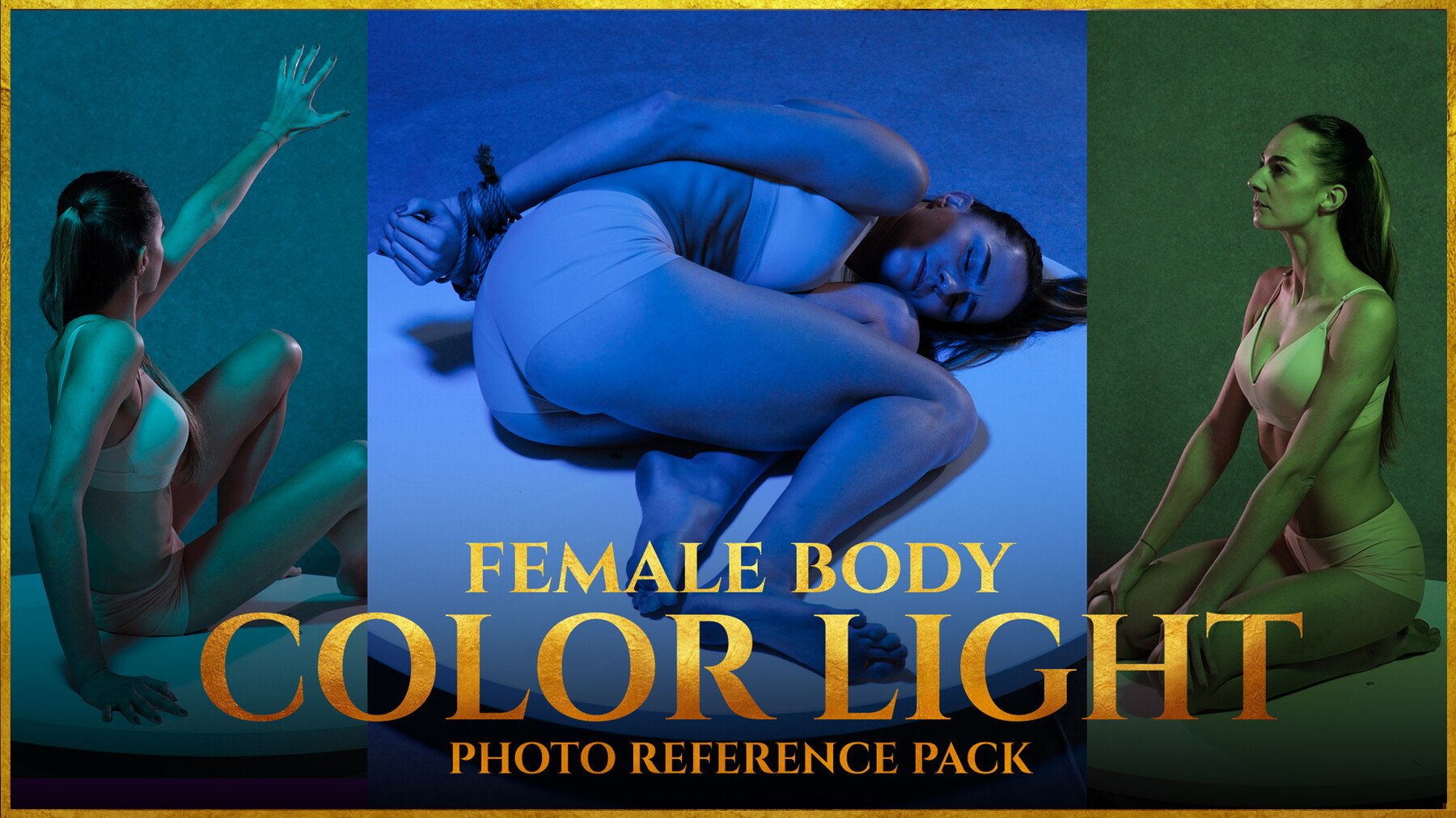 A Color Light- Female Body- Photo Reference Pack- 879 JPEGs