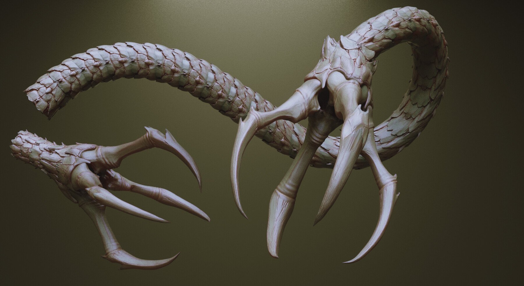 TENTACLES - 40+ in ZBrush brushes and OBJs