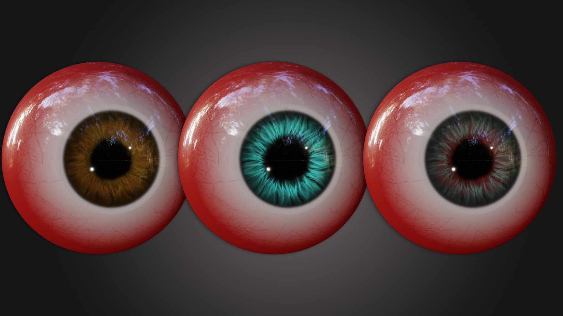 Procedural Eye Material (SBSAR+Textures) vol.1