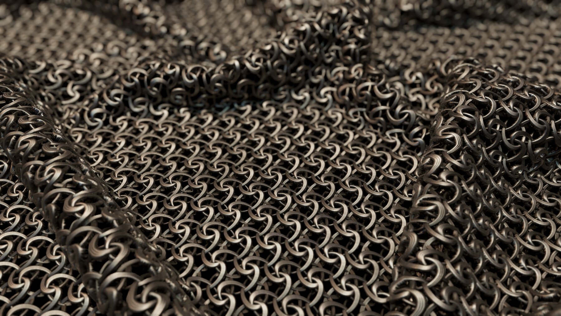 Smart chain mail material