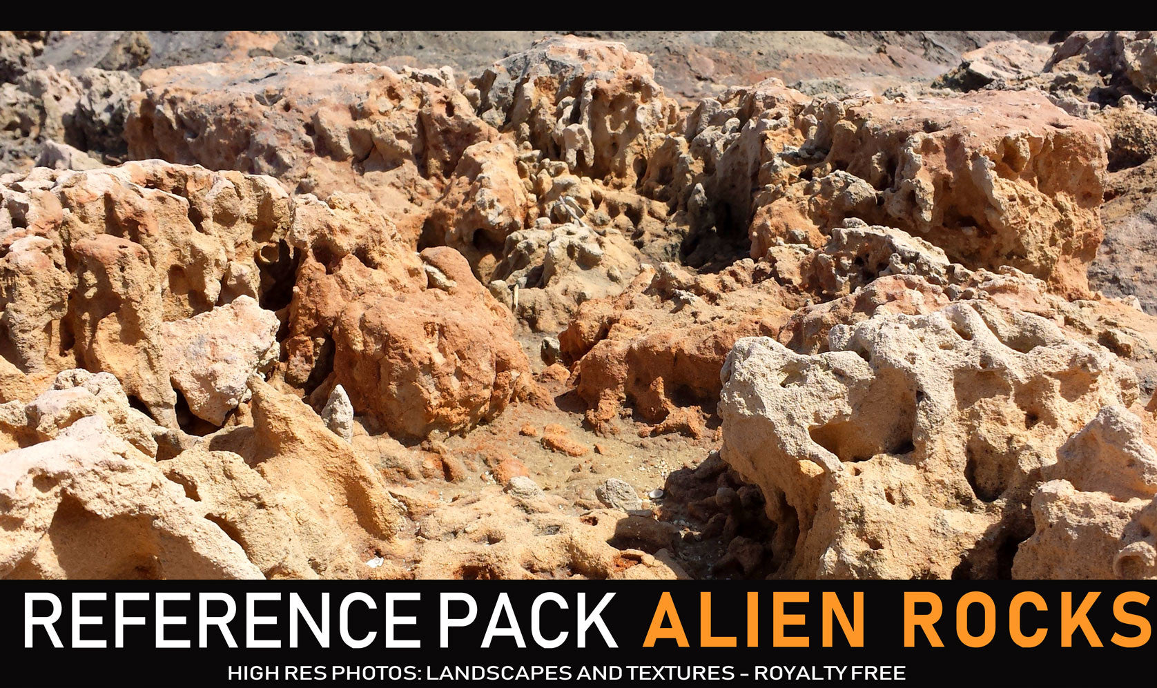 Alien Rocks - Reference pictures