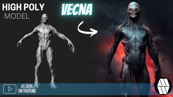 ZBrush Model: VECNA High Poly ZTL & FBX