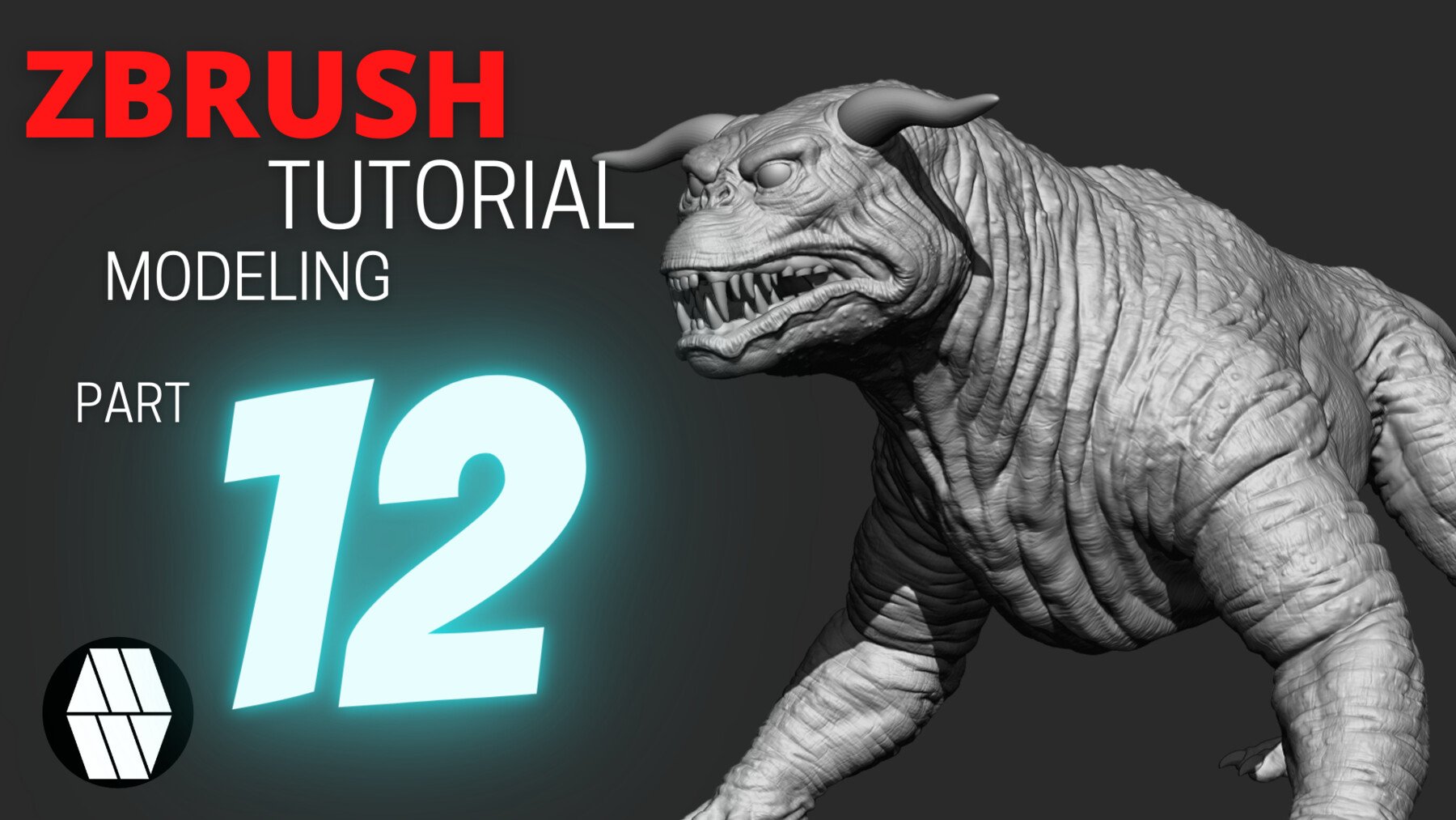 MLW Creative - ZBRUSH Creature Modeling FULL TUTORIAL