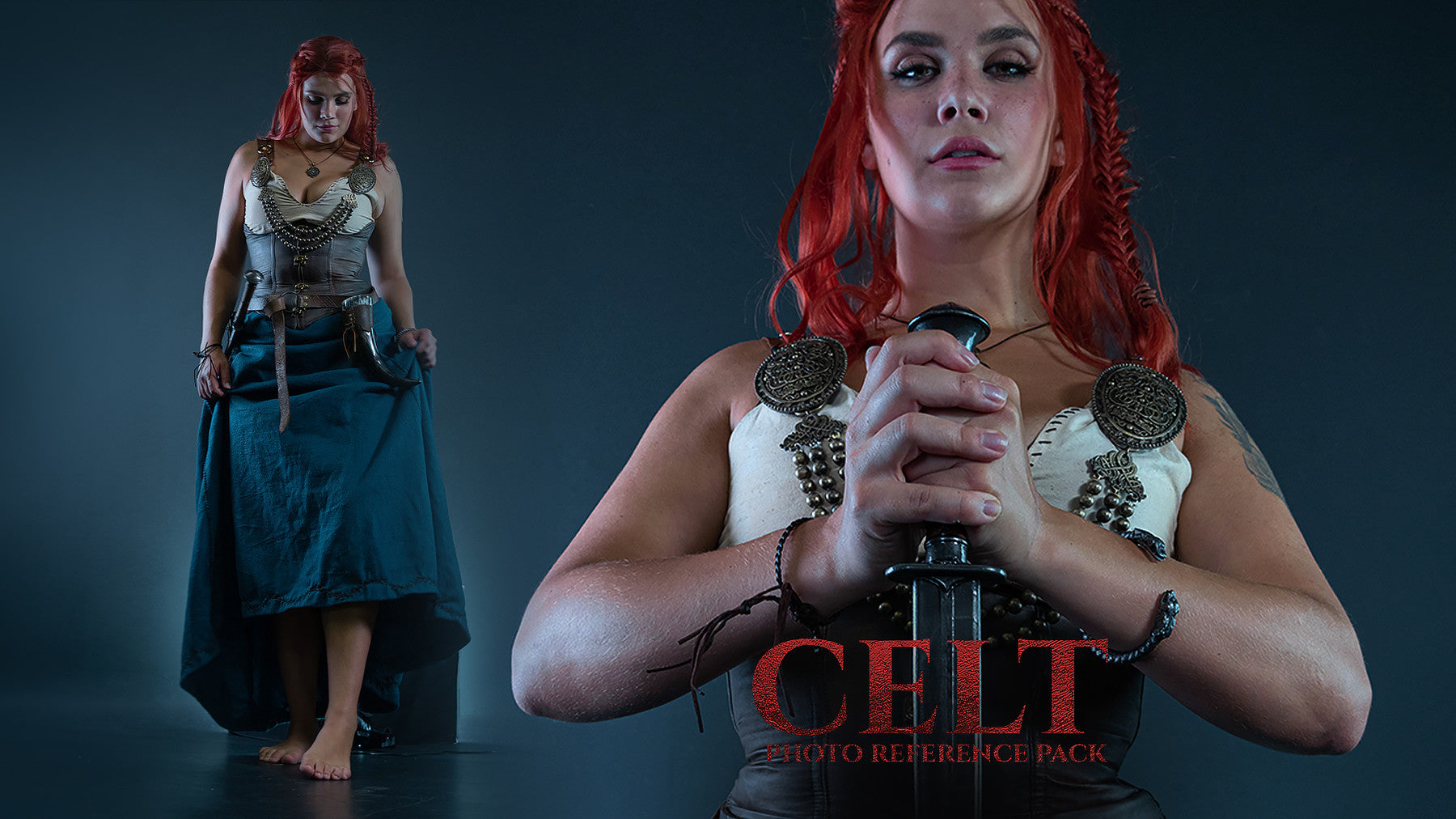 Witch & Celt - Reference photo pack for artists 164 JPEGs