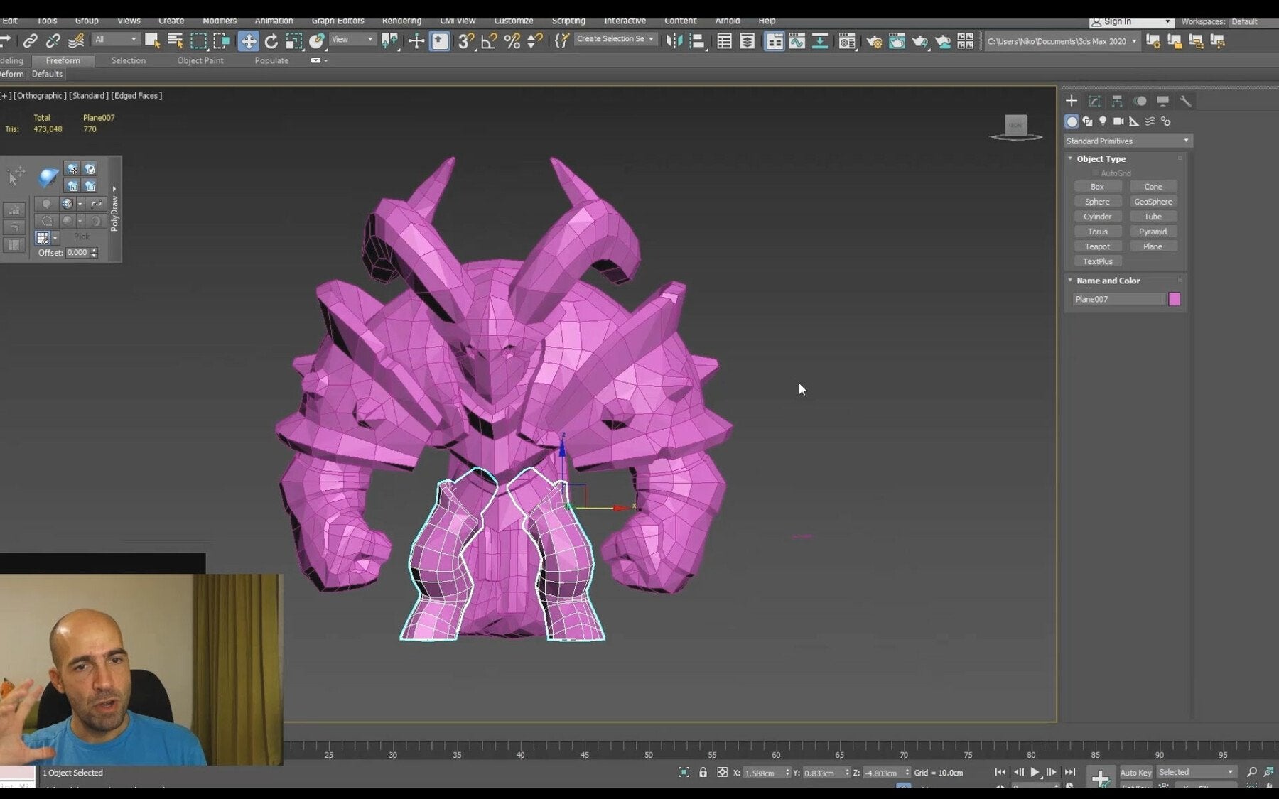 Absolute Beginners Retopology and UV Unwrap in 3dsMax course