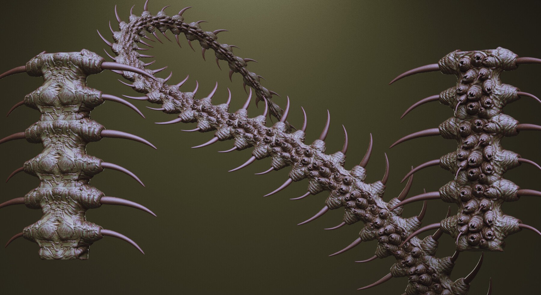 TENTACLES - 40+ in ZBrush brushes and OBJs