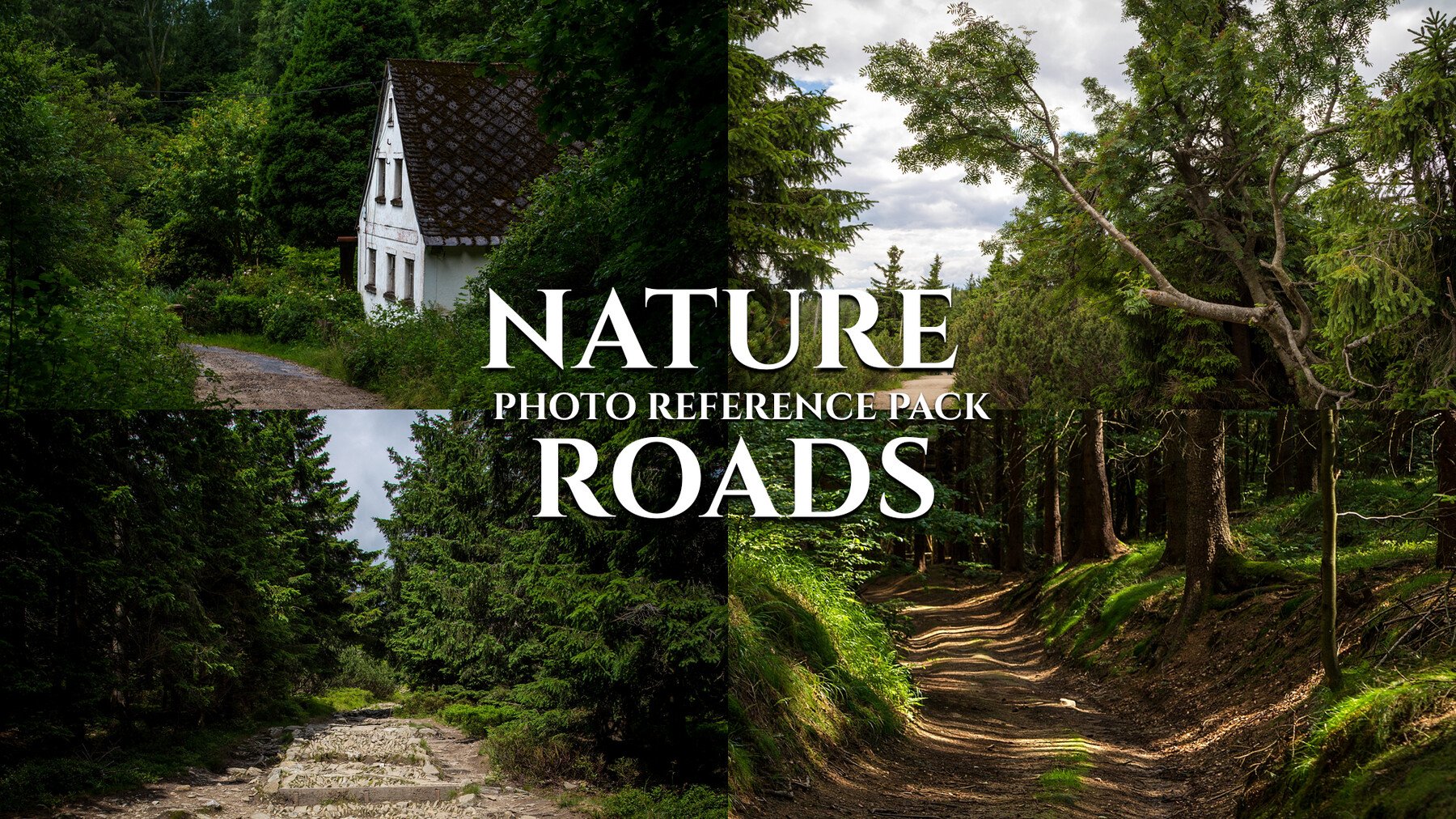 Nature Roads - Reference Photo Pack 327 JPEGs