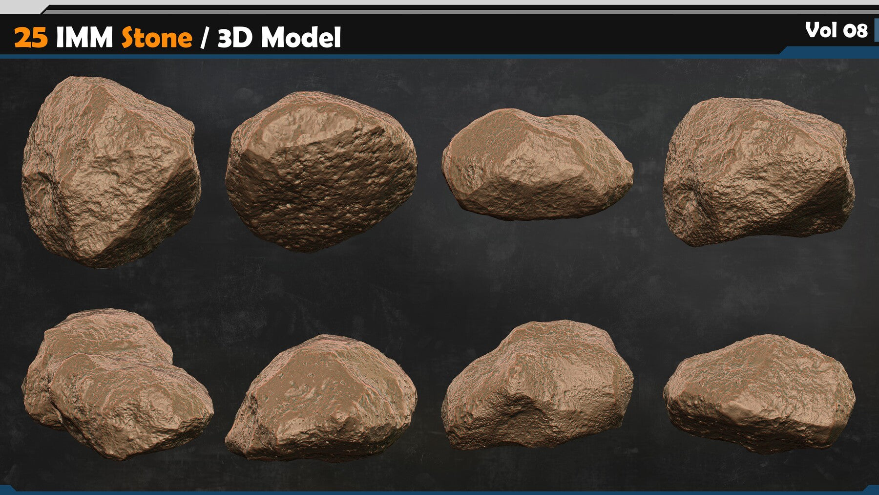 ROCK Brushes / Creature skin VDM Brushes Vol 08