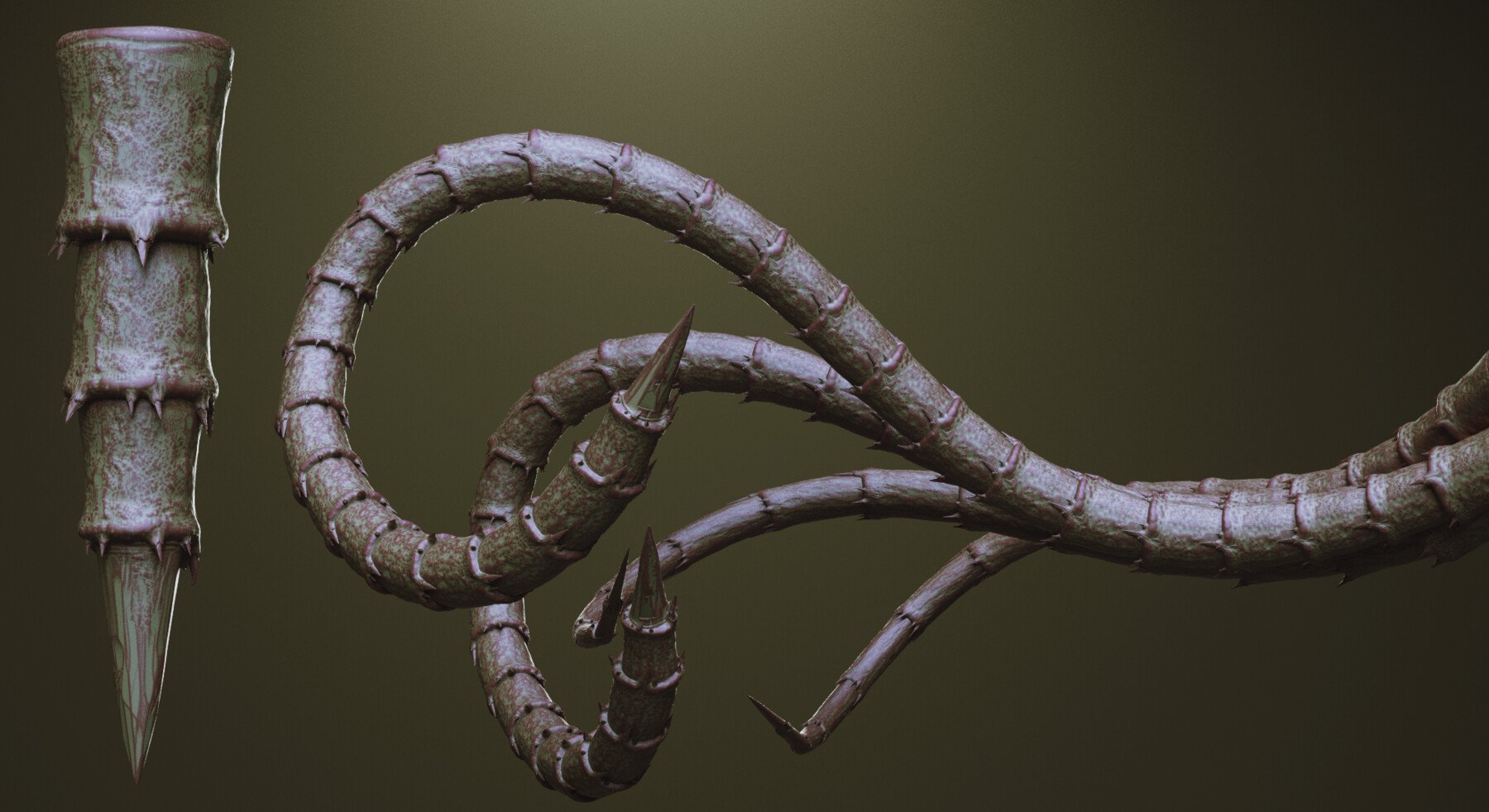 TENTACLES - 40+ in ZBrush brushes and OBJs