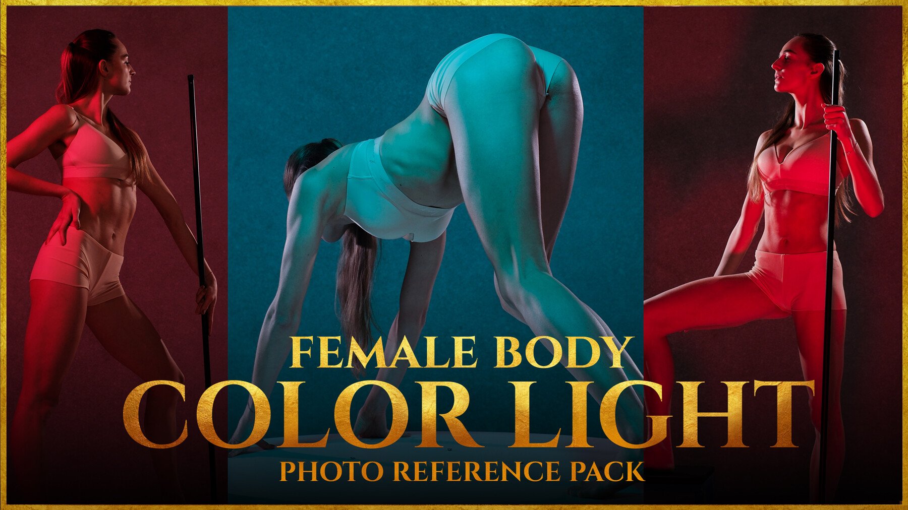 A Color Light- Female Body- Photo Reference Pack- 879 JPEGs