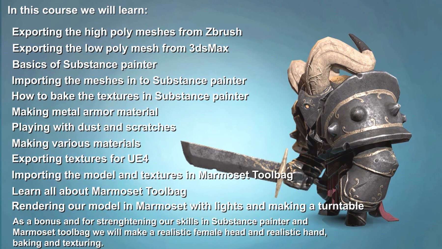 Absolute beginners Substance Painter course