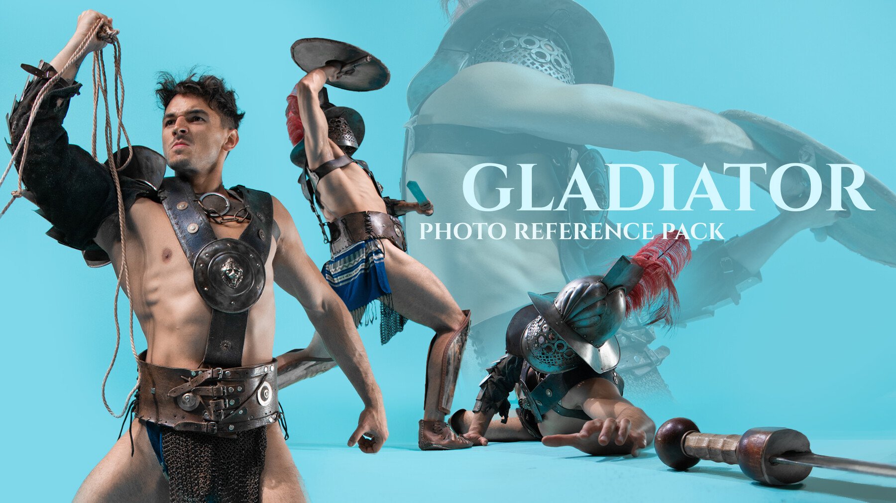 Gladiator vol. 1 - Reference Photo Pack For Artists 584 JPEGs