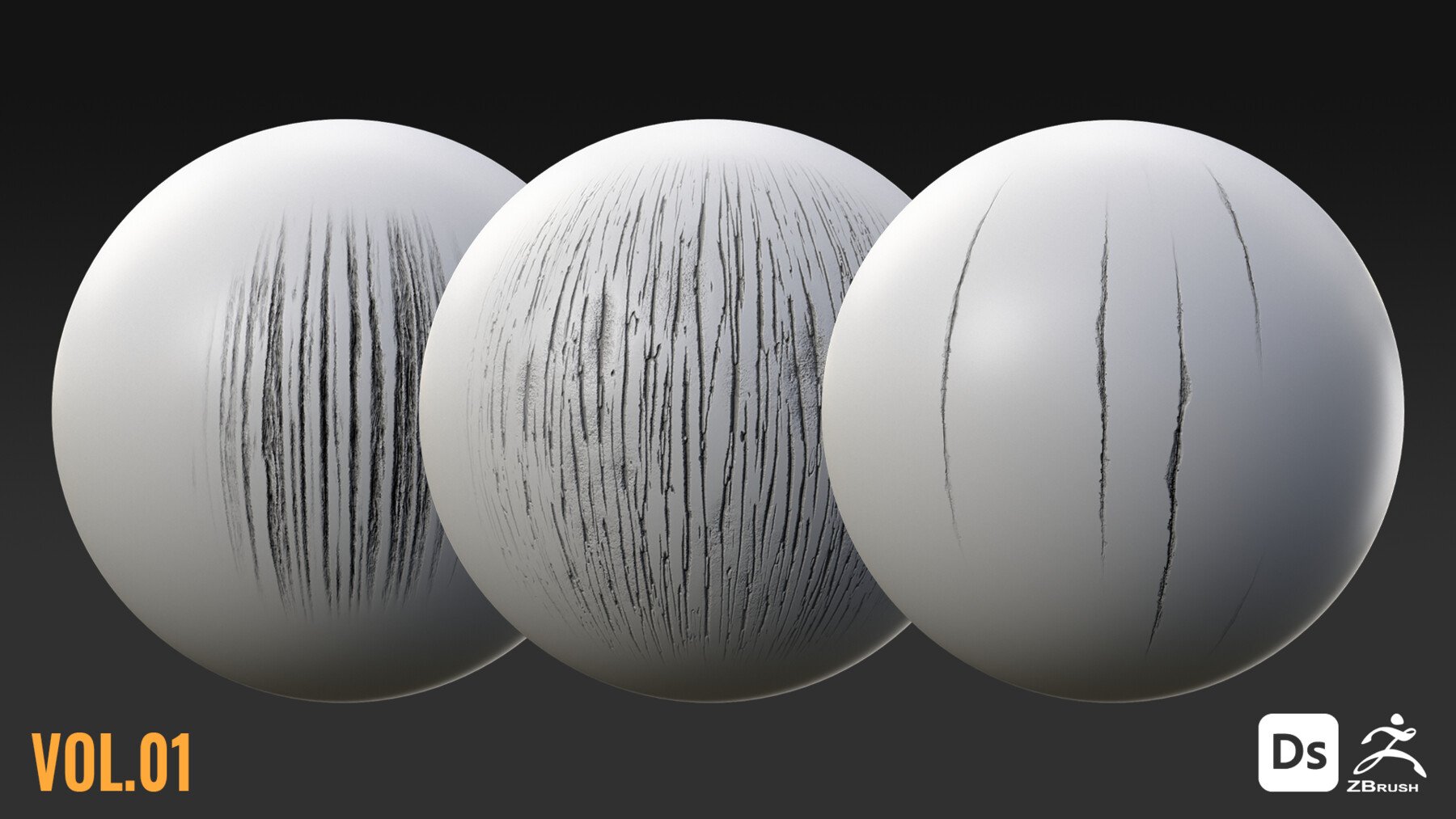 150 WOOD BRUSHES + 4K SEAMLESS ALPHAS - VOL 01