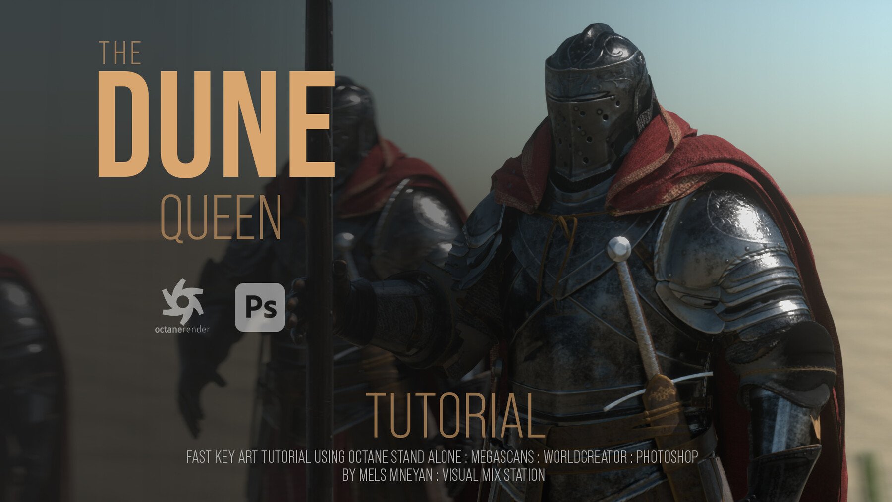 "Duen Queen" fast key frames - Tutorial [Octane 2020: Photoshop]