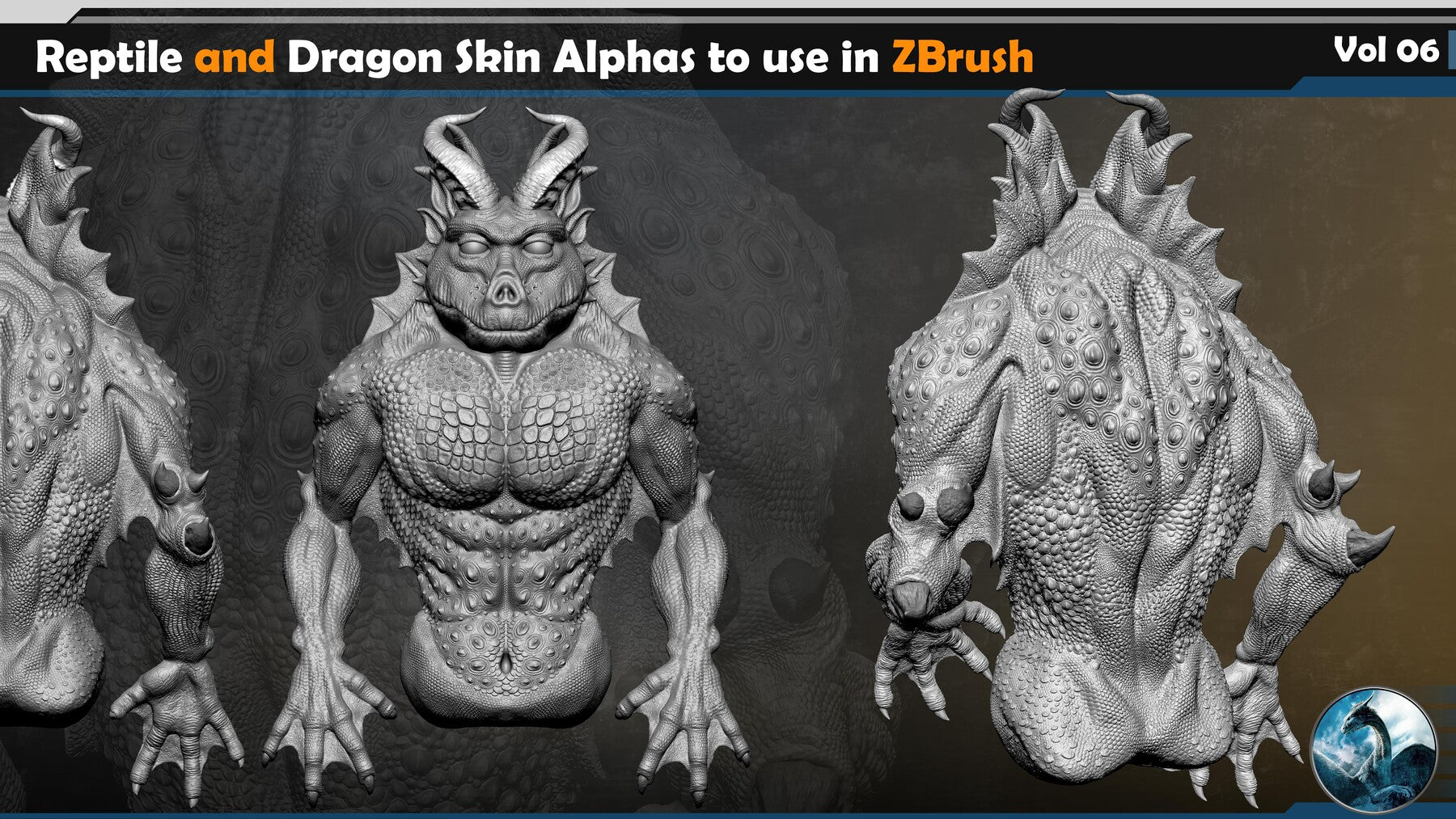 Reptile and Dragon Skin Brushes Vol 06