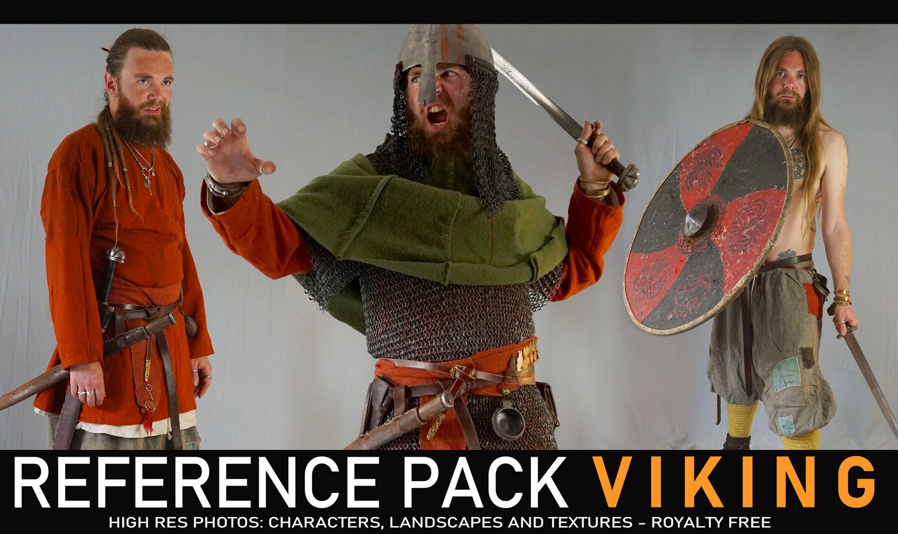 Viking - 700+ Reference pictures including 360° Turnarounds and outfit variations