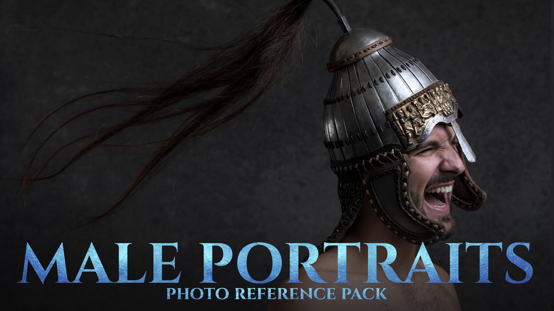 A Male Portraits Photo Reference Pack for Artists 895 JPEGs