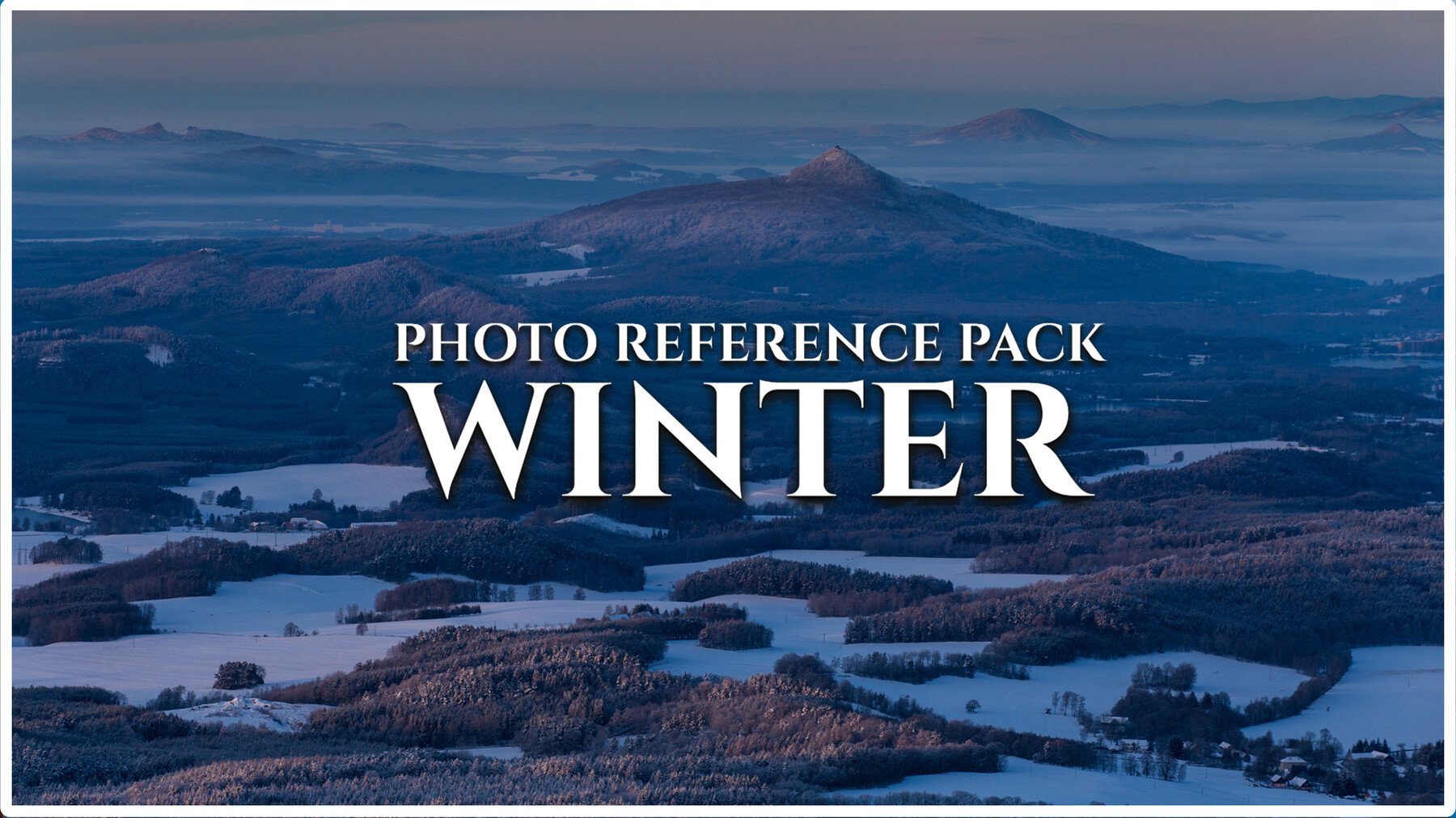 Winter - Reference Photo Pack For Artists 511 JPEGs