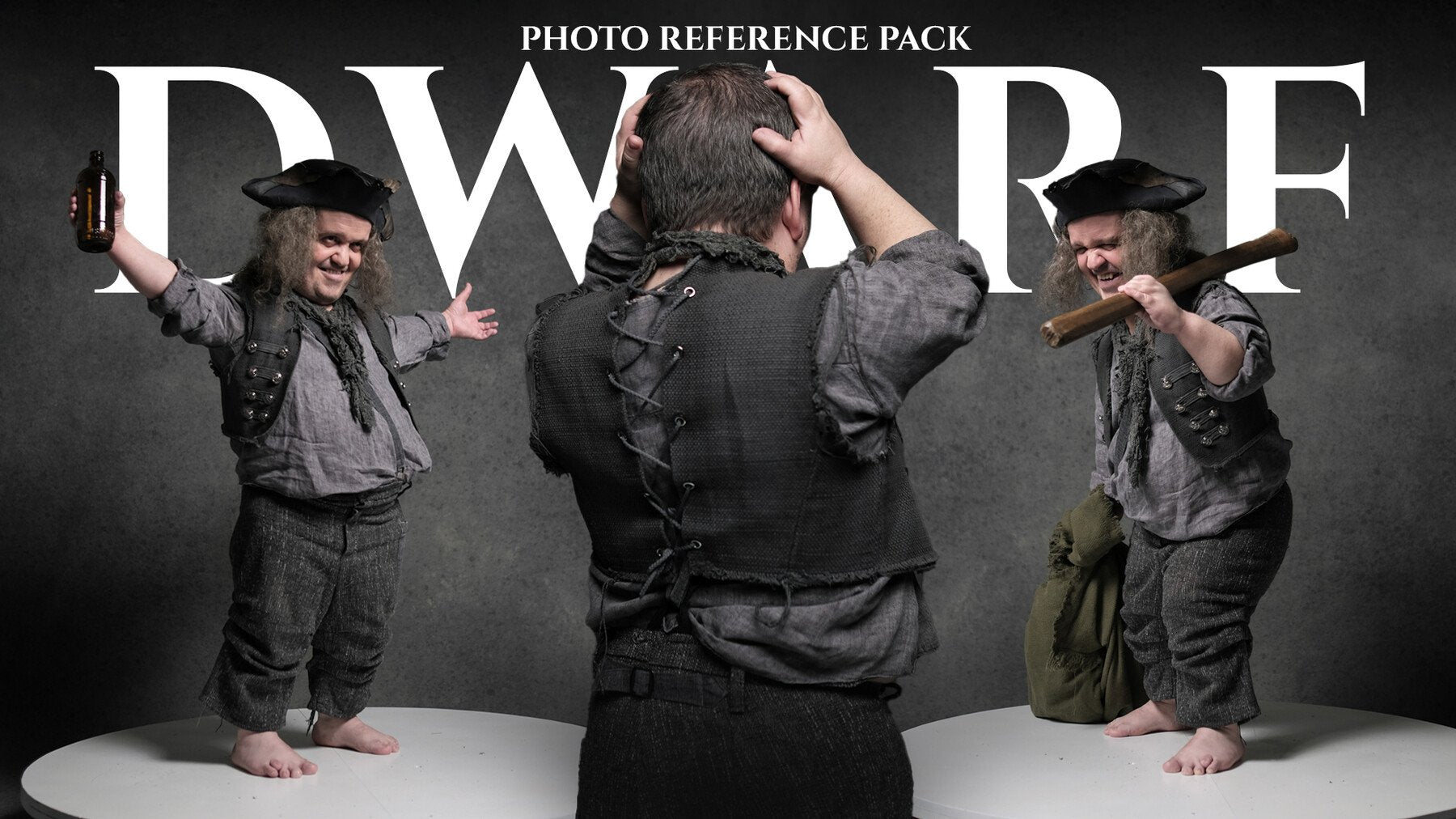 A Dwarf - Reference Photo Pack for Artists 1122 JPEGs