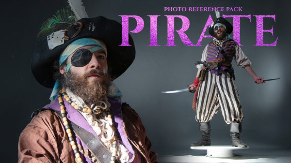 Pirate - Reference Photo Pack for Artists 730+ JPEGs