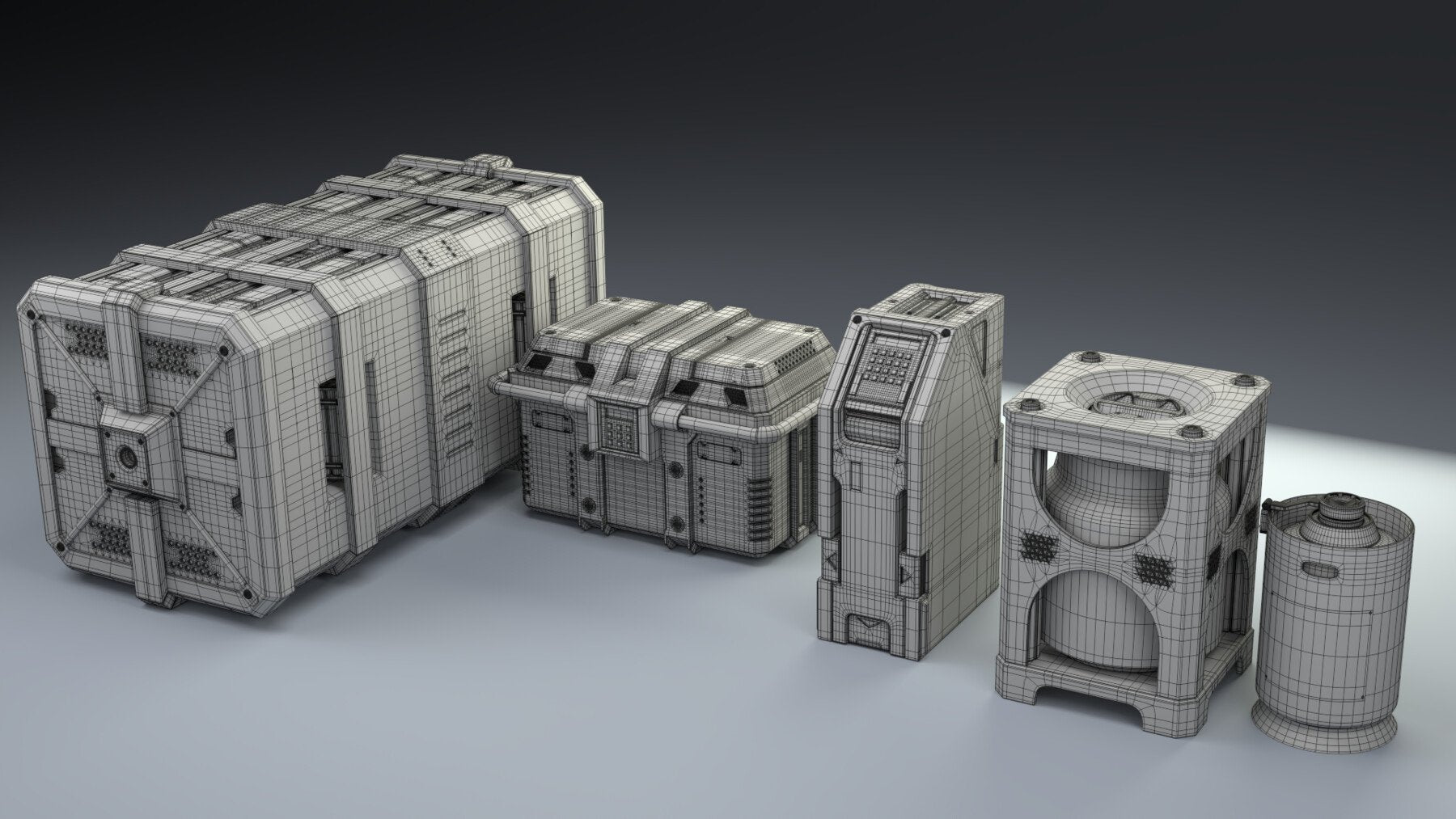 5 Sci-Fi Containers Kit [Production Ready Topology]