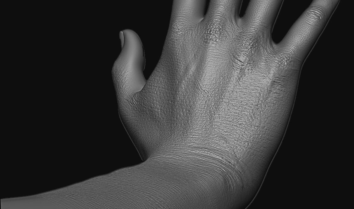 Super Skin - 41 ZBrush Brushes Set for realistic Human Skin // Fruits // Body Parts