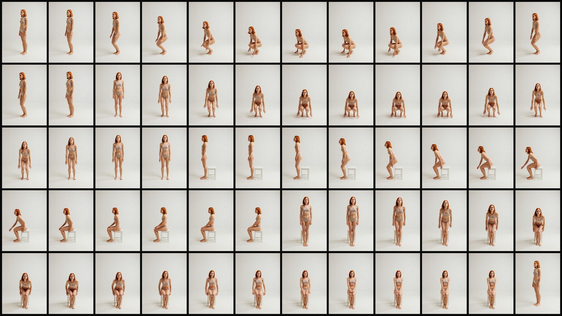 250+ Reference Photos - Female Body in Motion ( Sequential Movement )