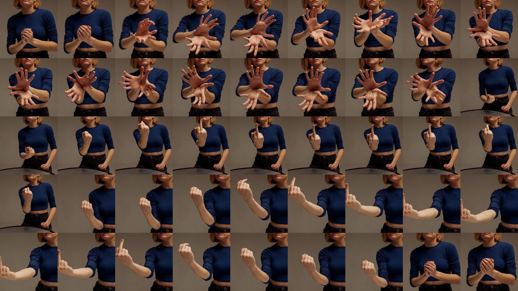 900+ Reference Photos - Female Hand in Motion ( Sequential Movement )