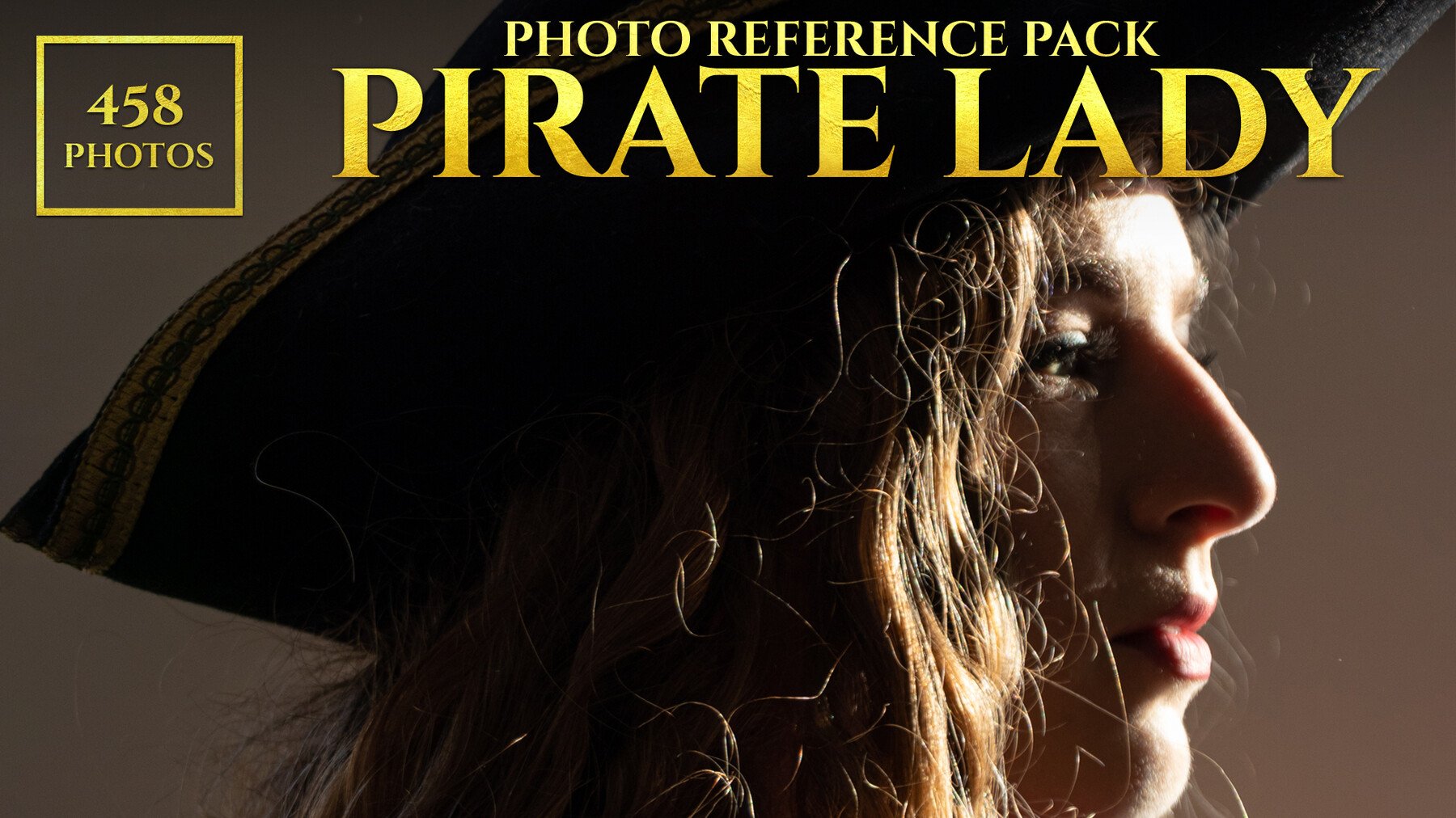 Pirate Lady - Reference Photo Pack For Artists 458 JPEGs