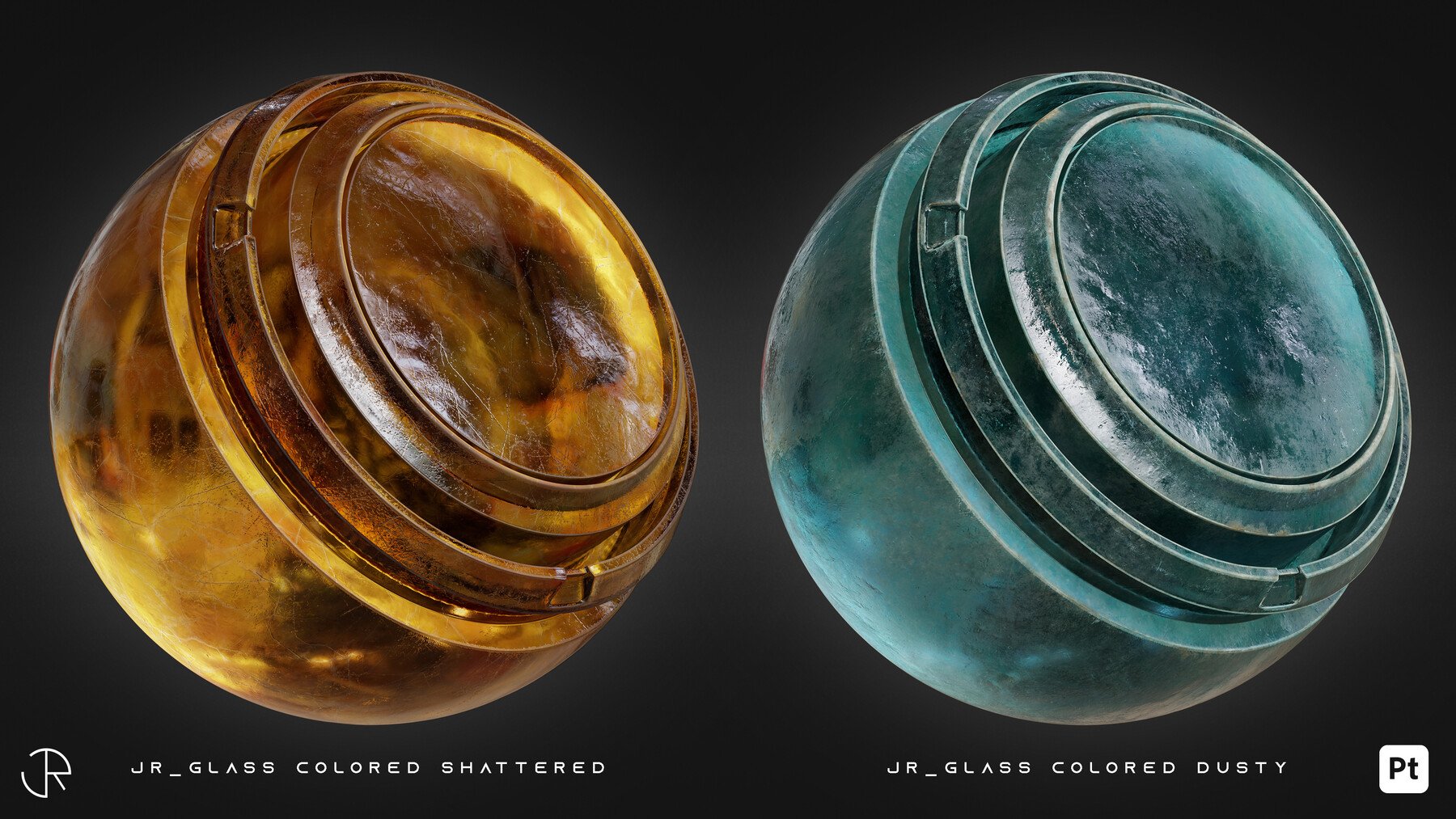 Glass Smart Materials for Substance 3D Painter